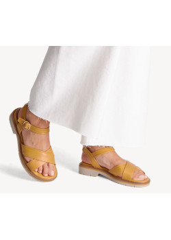 Dámske sandálky vo farbe mango Tamaris