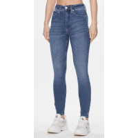 Dámske obtiahnuté modré rifle Calvin Klein Dámske obtiahnuté modré rifle Calvin Klein