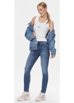 Dámske klasické modré rifle Calvin Klein