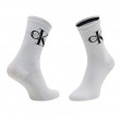 Calvin Klein dámske biele vysoké ponožky