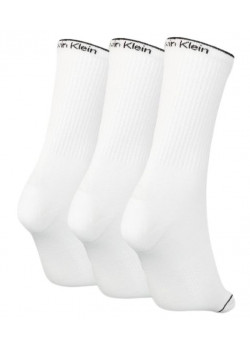 Sada 3 párov bielych ponožiek značky Calvin Klein