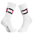Dámske biele vysoké ponožky Tommy Hilfiger