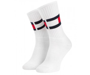 Dámske biele vysoké ponožky Tommy Hilfiger