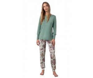 Vamp dámske dvojdielne pyžamo s kvetinovým vzorom