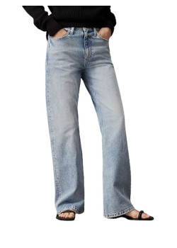 Bootcut rifle Calvin Klein svetlomodré