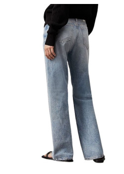 Bootcut rifle Calvin Klein svetlomodré