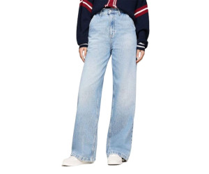 TOMMY JEANS dámske rifle s vysokým pásom bledomodré