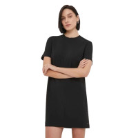 Šaty s krátkym rukávom Calvin Klein čierne