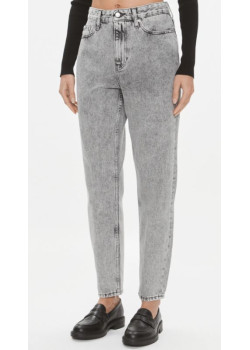 Dámske voľné sivé rifle Calvin Klein Jeans
