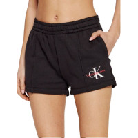 Dámske teplákové kraťasy Calvin Klein Jeans čierne Dámske teplákové kraťasy Calvin Klein Jeans čierne