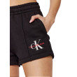Dámske teplákové kraťasy Calvin Klein Jeans čierne Dámske teplákové kraťasy Calvin Klein Jeans čierne