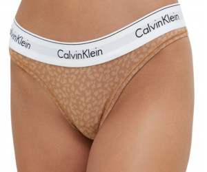 Dámske tangá Calvin Klein so zvieracím vzorom