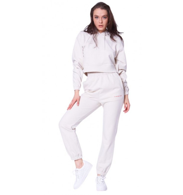 Calvin Klein dámske bavlnené tepláky béžové