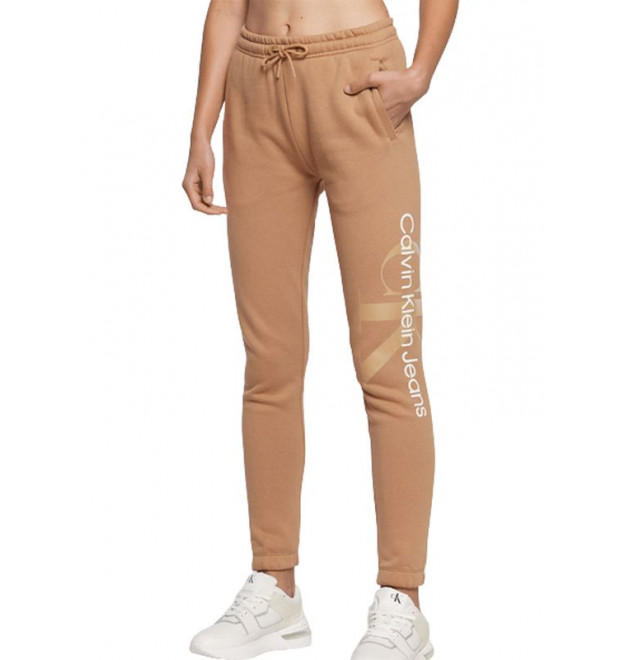 Calvin Klein dámske tepláky svetlohnedé Calvin Klein dámske tepláky svetlohnedé