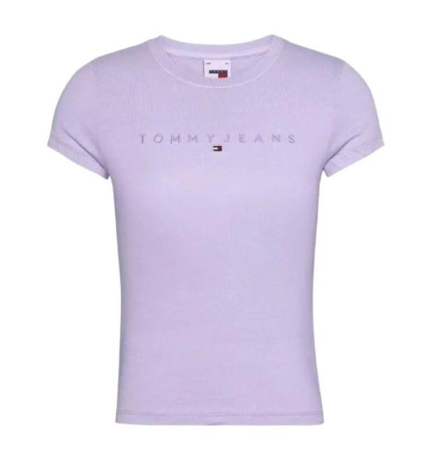Tričko fialové TOMMY HILFIGER Tričko fialové TOMMY HILFIGER