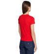 Dámske červené obtiahnuté tričko Tommy Hilfiger