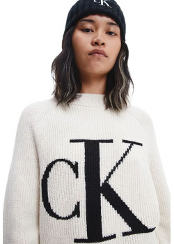 Dámsky béžový sveter Calvin Klein 