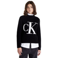 Dámsky pulóver Calvin Klein čierny Dámsky pulóver Calvin Klein čierny