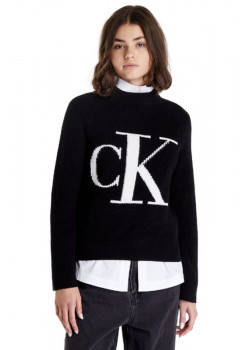 Dámsky čierny sveter Calvin Klein 