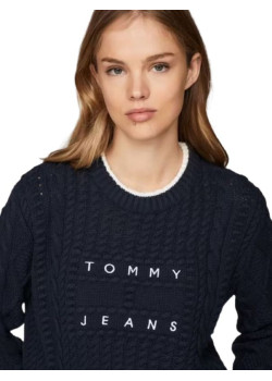 Tommy Jeans dámsky tmavomodrý pulóver