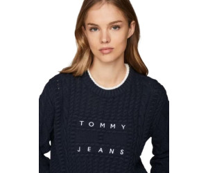 Tommy Jeans dámsky tmavomodrý pulóver