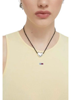 Crop top Tommy Hilfiger jemne žltý