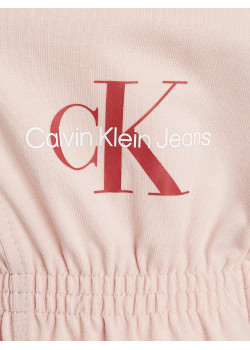 Detské ružové  šaty Calvin Klein