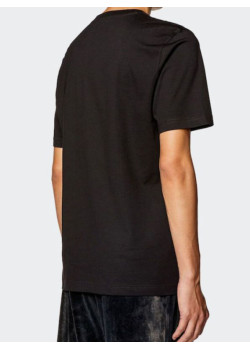 Čierne pánske tričko Diesel s krátkym rukávom