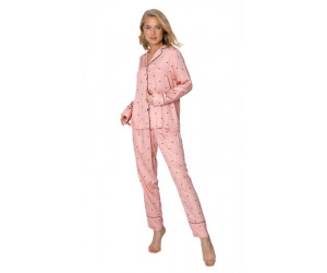 Dámske dlhé bodkované pyžamo Aruelle 