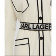 Karl Lagerfeld dlhý kardigán - biely Karl Lagerfeld dlhý kardigán - biely
