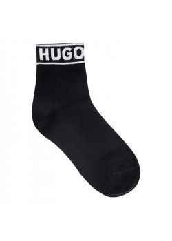 Dámske značkové ponožky čierne HUGO 