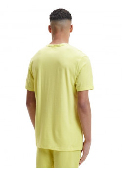Pánske žlté tričko na spanie Calvin Klein