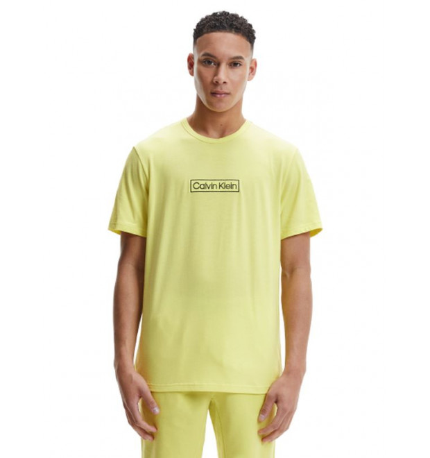 Pánske žlté tričko na spanie Calvin Klein Pánske žlté tričko na spanie Calvin Klein