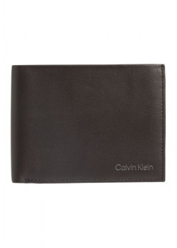 Hnedá kožená peňaženka Calvin Klein