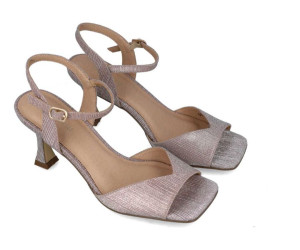 Elegantné ružové sandále Menbur s tenkým opätkom