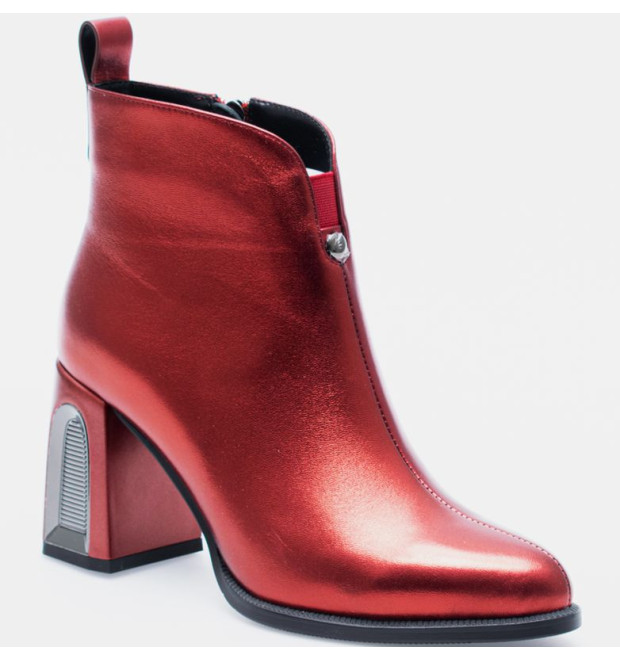 Elegantné červené čižmy Epica na podpätku Elegantné červené čižmy Epica na podpätku