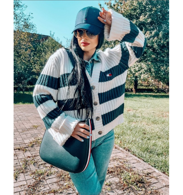 Prúžkovaný sveter Tommy Jeans