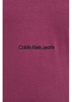Fialový pánsky pulóver značky Calvin Klein Jeans 