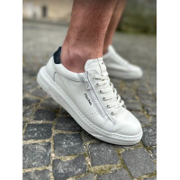 Pánske biele kožené tenisky FLUCHOS