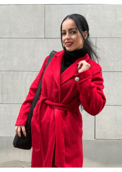 Dámsky červený značkový kabát LIU-JO