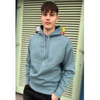 Štýlová modrá mikina pre pánov Calvin Klein Štýlová modrá mikina pre pánov Calvin Klein