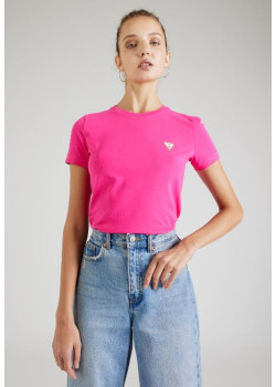Ružové tričko s krátkym rukávom Guess