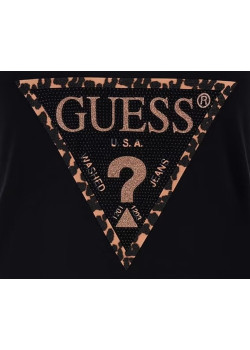 Čierne obtiahnuté tričko Guess