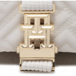 Tommy Hilfiger crossbody prešívaná kabelka v bielej farbe