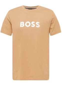 Hnedé pánske tričko BOSS