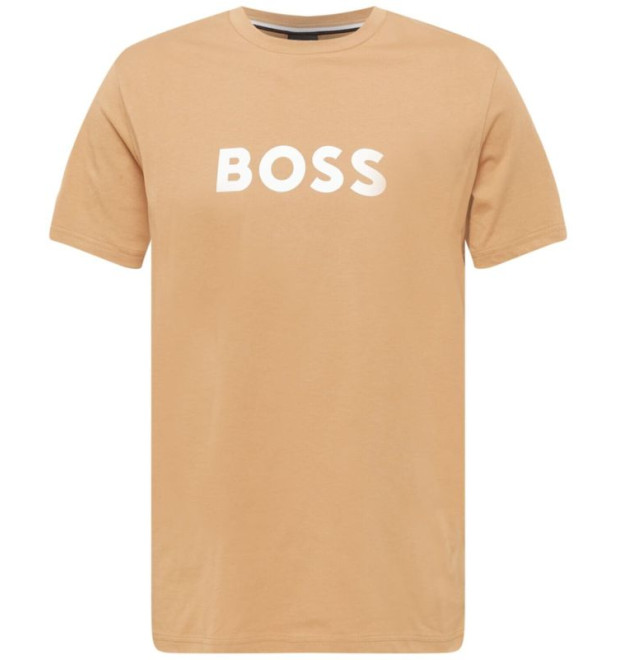 Hnedé pánske tričko BOSS