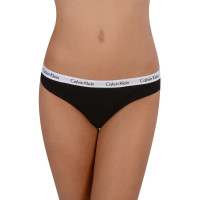 Calvin Klein čierne nohavičky tangá