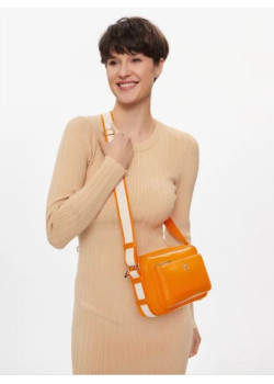 Dámska malá kabelka Tommy Hilfiger v oranžovej farbe
