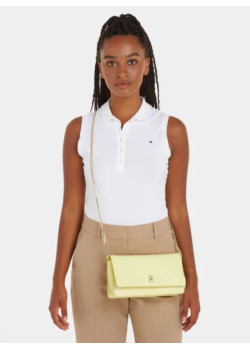 Crossbody kabelka Tommy Hilfiger v žltej farbe