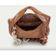 Hnedá crossbody kabelka Hispanitas s retiazkou Hnedá crossbody kabelka Hispanitas s retiazkou